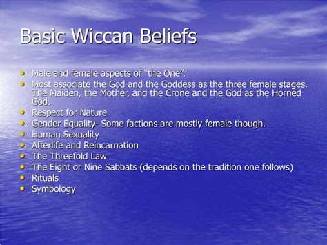 Wiccan spiritual law